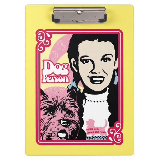 De wizard OZ™ | Dorothy™ & Toto™ - Dog Person Klembord (Voorkant)