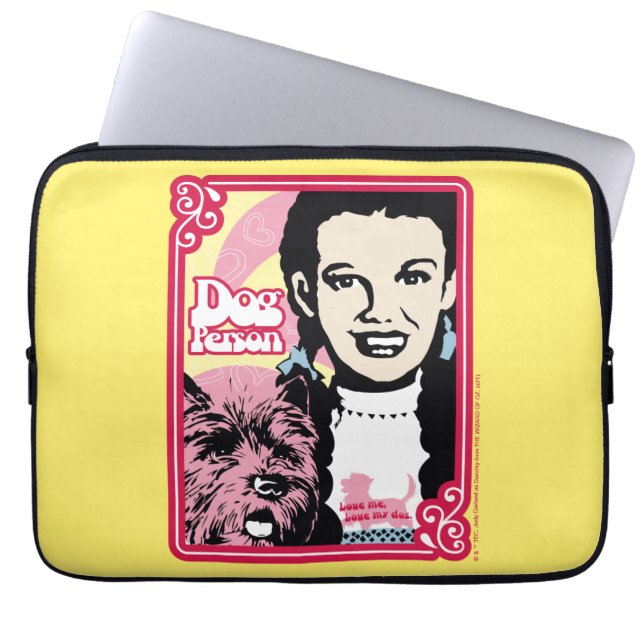 De wizard OZ™ | Dorothy™ & Toto™ - Dog Person Laptop Sleeve (Voorkant)
