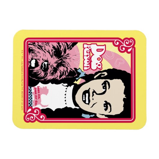 De wizard OZ™ | Dorothy™ & Toto™ - Dog Person Magneet (Horizontaal)