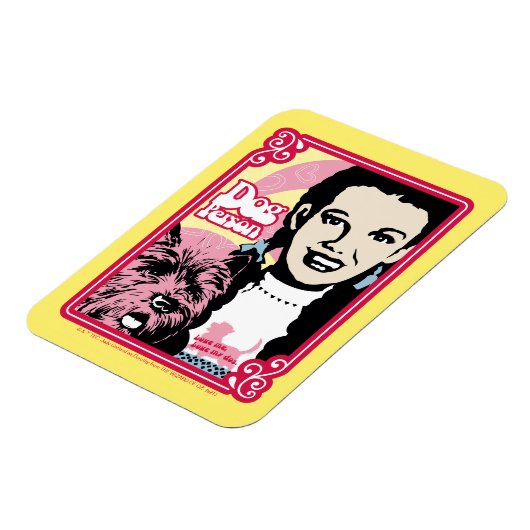 De wizard OZ™ | Dorothy™ & Toto™ - Dog Person Magneet (Linkerzijde)