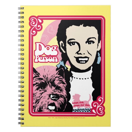De wizard OZ™ | Dorothy™ & Toto™ - Dog Person Notitieboek (Voorkant)
