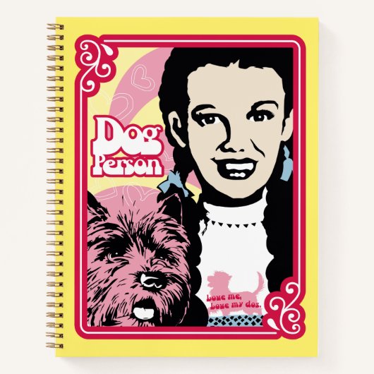 De wizard OZ™ | Dorothy™ & Toto™ - Dog Person Notitieboek (Voorkant)