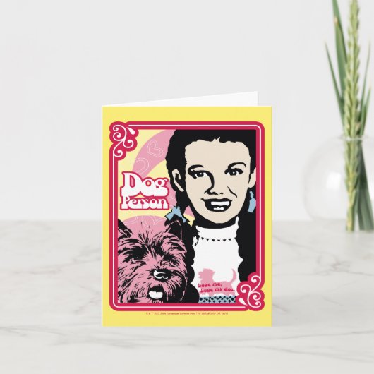 De wizard OZ™ | Dorothy™ & Toto™ - Dog Person Notitiekaartje (Voorkant)