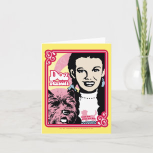 De wizard OZ™   Dorothy™ & Toto™ - Dog Person Notitiekaartje