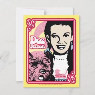 De wizard OZ™   Dorothy™ & Toto™ - Dog Person Notitiekaartje