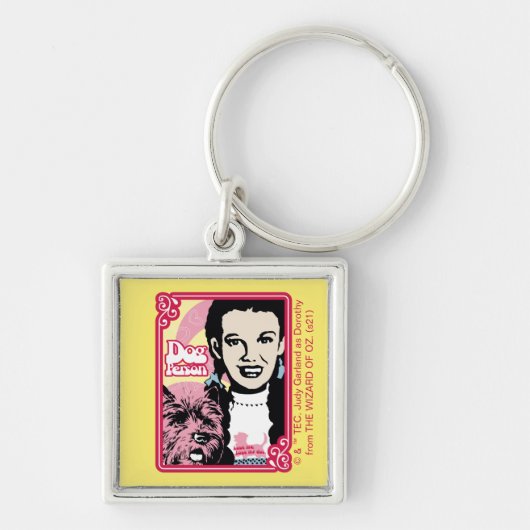 De wizard OZ™ | Dorothy™ & Toto™ - Dog Person Sleutelhanger (Voorkant)