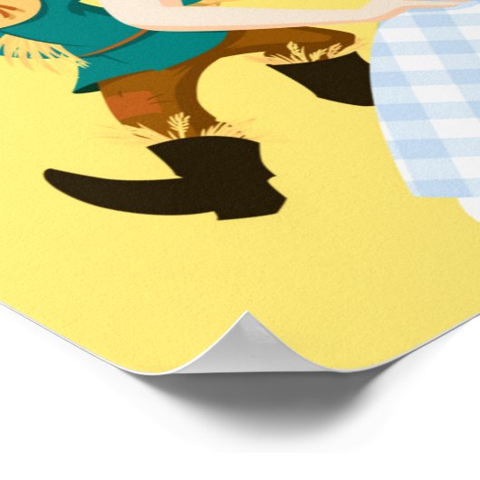 De wizard OZ™ | Eerste verjaardag Poster (Hoek)