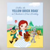 De wizard OZ™ | Eerste verjaardag Poster (Voorkant)