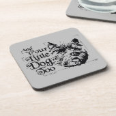 De wizard OZ™ | En je kleine hond ook Bier Onderzetter (Linkerzijde)