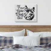 De wizard OZ™ | En je kleine hond ook Canvas Afdruk (Insitu (Slaapkamer))