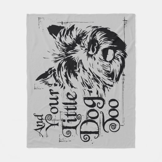 De wizard OZ™ | En je kleine hond ook Fleece Deken (Voorkant)