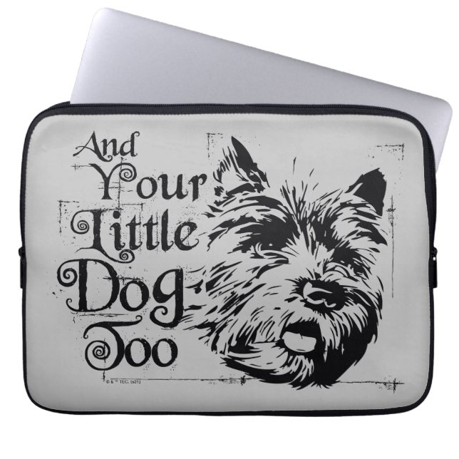 De wizard OZ™ | En je kleine hond ook Laptop Sleeve (Voorkant)