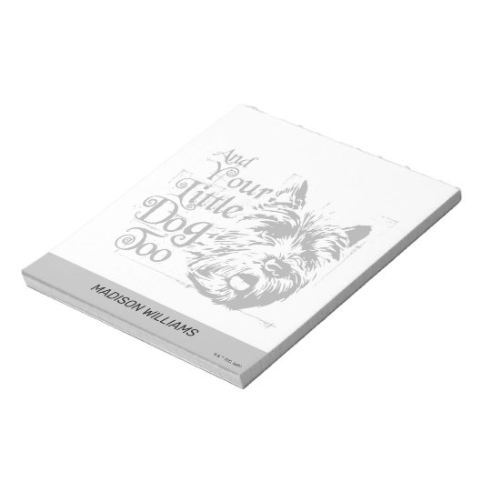 De wizard OZ™ | En je kleine hond ook Notitieblok (Linkerzijde)