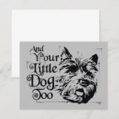 De wizard OZ™ | En je kleine hond ook Notitiekaartje (Voorkant / Achterkant)