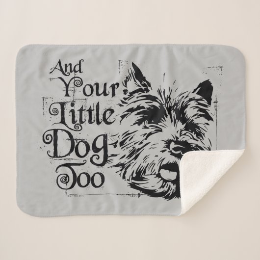 De wizard OZ™ | En je kleine hond ook Sherpa Deken (Voorkant (horizontaal))