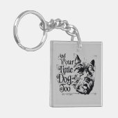 De wizard OZ™ | En je kleine hond ook Sleutelhanger (Voorkant Links)