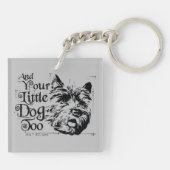 De wizard OZ™ | En je kleine hond ook Sleutelhanger (Achterkant)