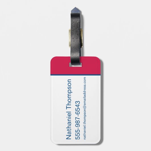 De wizard OZ™ | Er is geen plek zoals Home™ Bagagelabel (Achterkant verticaal)