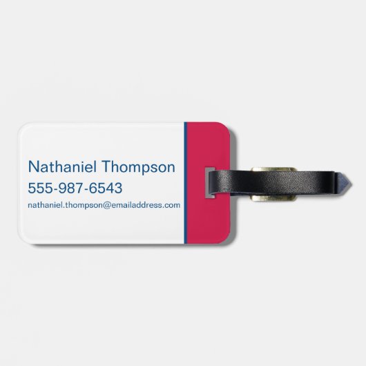 De wizard OZ™ | Er is geen plek zoals Home™ Bagagelabel (Achterkant horizontaal)