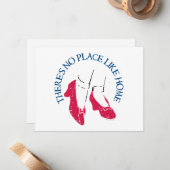 De wizard OZ™ | Er is geen plek zoals Home™ Notitiekaartje (Voorkant / Achterkant in situ)