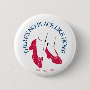 De wizard OZ™   Er is geen plek zoals Home™ Ronde Button 5,7 Cm
