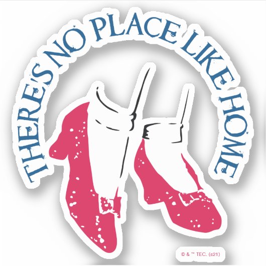 De wizard OZ™ | Er is geen plek zoals Home™ Sticker (Voorkant)