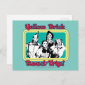 De wizard OZ™ | Gele weg naar de weg. Briefkaart (Voorkant / Achterkant)