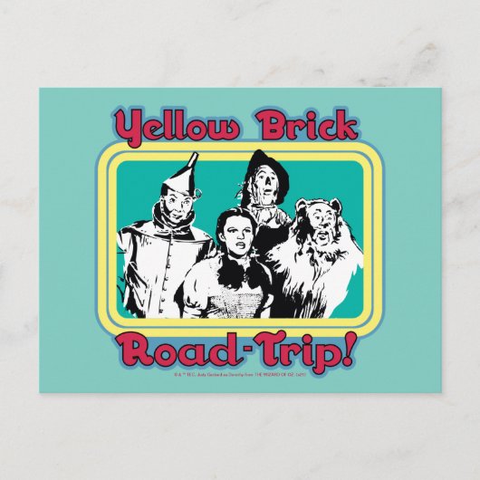 De wizard OZ™ | Gele weg naar de weg. Briefkaart (Voorkant)