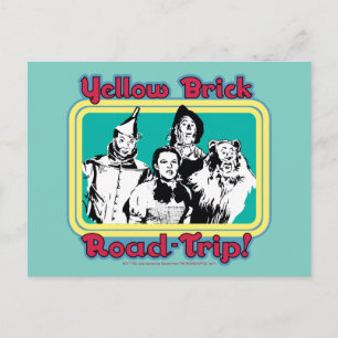 De wizard OZ™ Gele weg naar de weg. Briefkaart