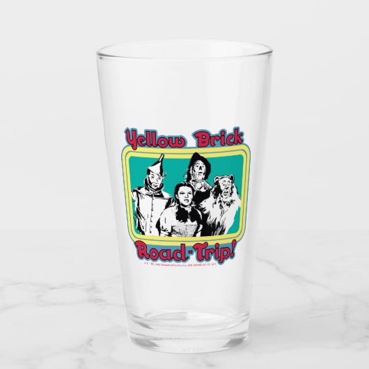 De wizard OZ™ | Gele weg naar de weg. Glas (Voorkant)