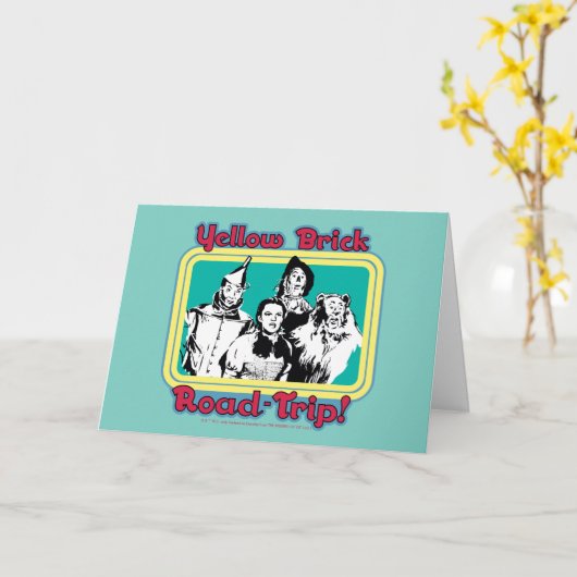 De wizard OZ™ | Gele weg naar de weg. Kaart (Gele Bloem)