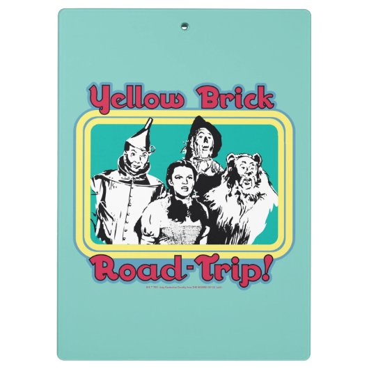 De wizard OZ™ | Gele weg naar de weg. Klembord (Achterkant)