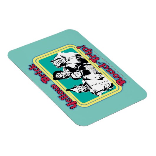 De wizard OZ™ | Gele weg naar de weg. Magneet (Rechterzijde)