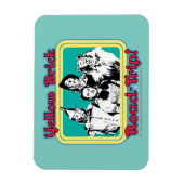 De wizard OZ™ | Gele weg naar de weg. Magneet (Verticaal)