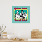 De wizard OZ™ | Gele weg naar de weg. Poster (Keuken)