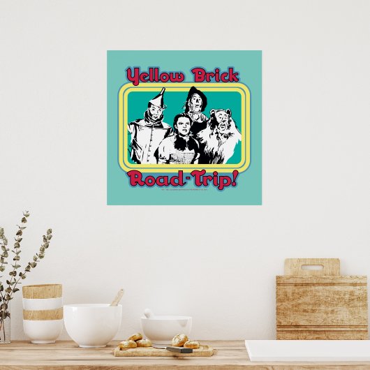De wizard OZ™ | Gele weg naar de weg. Poster (Keuken)