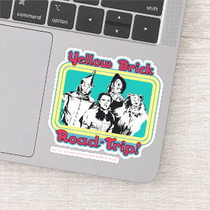 De wizard OZ™   Gele weg naar de weg. Sticker