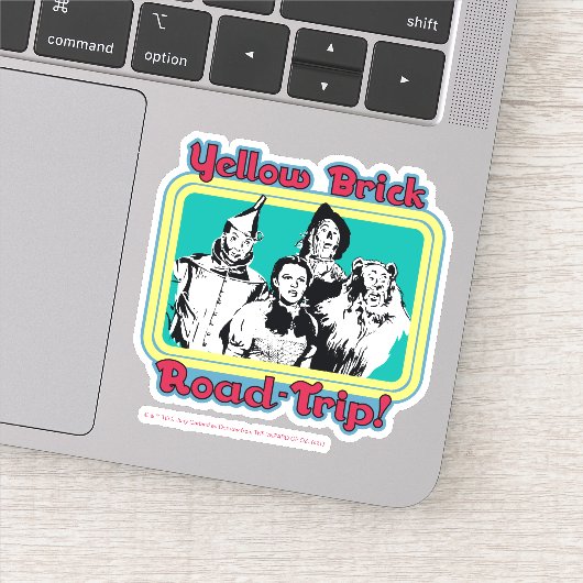 De wizard OZ™ | Gele weg naar de weg. Sticker (Detail)