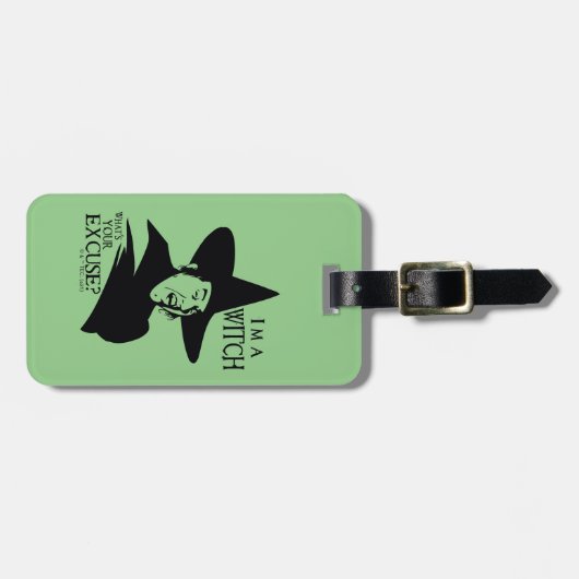 De wizard OZ™ | Ik ben een heks Bagagelabel (Voorkant horizontaal)