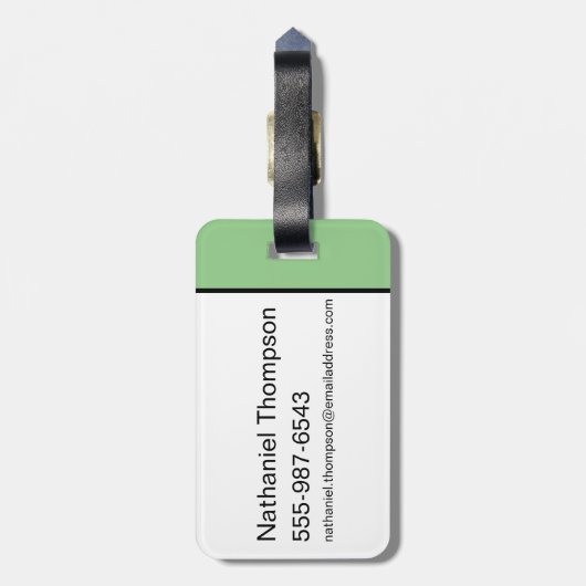 De wizard OZ™ | Ik ben een heks Bagagelabel (Achterkant verticaal)