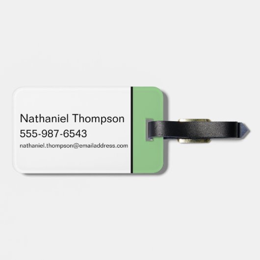 De wizard OZ™ | Ik ben een heks Bagagelabel (Achterkant horizontaal)