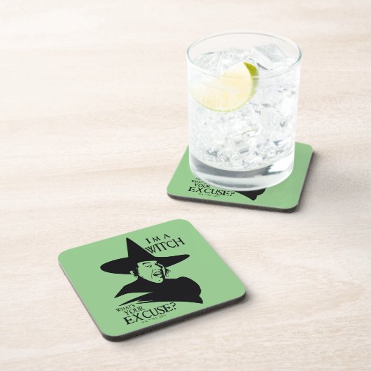 De wizard OZ™ | Ik ben een heks Bier Onderzetter (Rechterzijde)