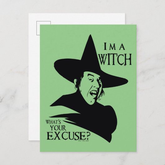 De wizard OZ™ | Ik ben een heks Briefkaart (Voorkant / Achterkant)