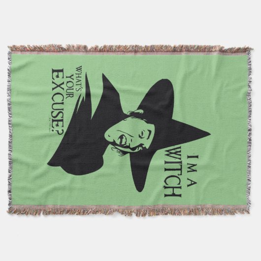 De wizard OZ™ | Ik ben een heks Deken (Voorkant)