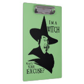 De wizard OZ™ | Ik ben een heks Klembord (Rechts)