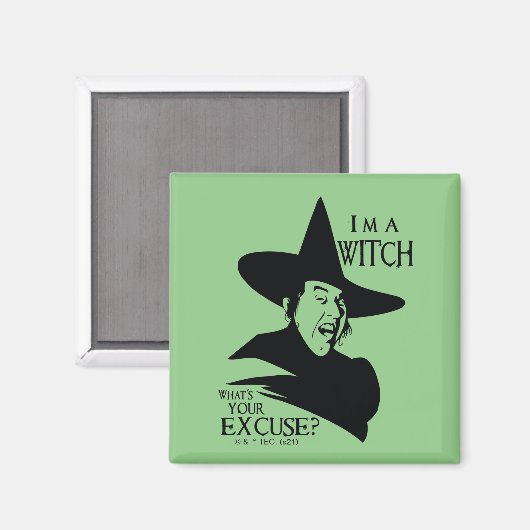 De wizard OZ™ | Ik ben een heks Magneet (Voorkant / Achterkant)