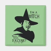 De wizard OZ™ | Ik ben een heks Magneet (Voorkant)