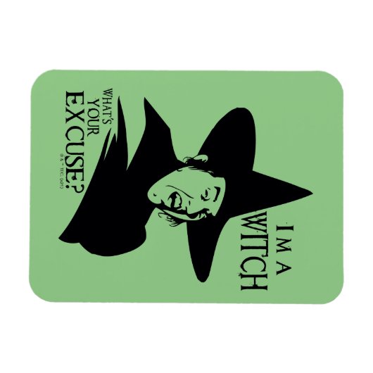 De wizard OZ™ | Ik ben een heks Magneet (Horizontaal)