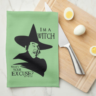 De wizard OZ™   Ik ben een heks Theedoek