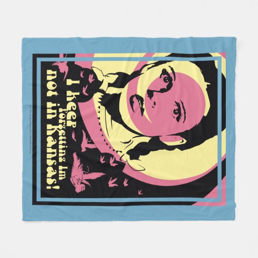 De wizard OZ™ | Ik ben niet in Kansas Fleece Deken (Voorkant (Horizontaal))